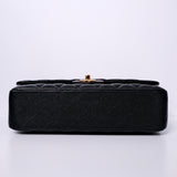 Chanel Double Flap Medium Black GHW - s27