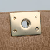 Chanel Chevron Le Boy Dark Beige LGHW - (MICROCHIP)