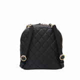 Chanel CC Day Mini Black Backpack GHW - (BRANDNEW)