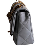 Chanel Mini Flap Gray Sweetheart - (UNUSED)