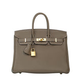 Hermes Birkin 25 Etoupe GHW - U