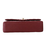 HOLD | Chanel Double Flap Medium Burgundy GHW -s28