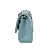 HOLD | Chanel Double Flap Medium Tiffany GHW -s29