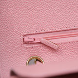 Chanel Double Flap Medium Sakura GHW - s10