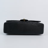 Chanel Double Flap Medium Black s13