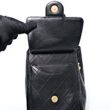 Chanel 25 Small Black Caviar GHW - (MICROCHIP)