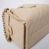 Chanel 25 Small Beige Caviar