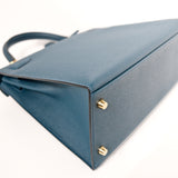 Hermes Kelly 28 Sellier Vert Bosphere GHW - T