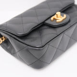 Chanel Mini Sweetheart Flap Black Caviar GHW