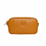Miu Miu Leather Pouch Pomegranate Yellow