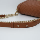 Chanel Le Boy Dark Caramel Old Medium - (BRANDNEW)
