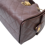 Chanel 25 Small Dark Brown Caviar GHW - (MICROCHIP)