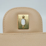 Chanel Double Flap Jumbo Beige Claire GHW - s14