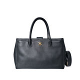 Chanel Executive Cerf Tote Black GHW - s18