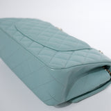 HOLD | Chanel Double Flap Medium Tiffany GHW -s29