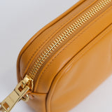 Miu Miu Leather Pouch Pomegranate Yellow
