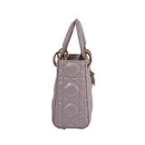 Lady Dior Mini Lotus Pearl GHW
