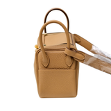 Hermes Mini Lindy Biscuit GHW - K (BRANDNEW)