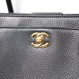 HOLD | Chanel Executive Cerf Tote Black GHW - s19