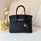 Hermes Birkin 30 Caban Ghw