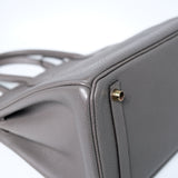 Hermes Birkin 30 Etain GHW - A