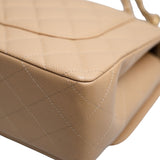 Chanel Double Flap Jumbo Beige GHW - (MICROCHIP)