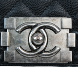 Chanel Le Boy Old Medium Black RHW - s29