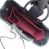 Chanel Coco Handle Tote Bag Black Caviar GHW - s26
