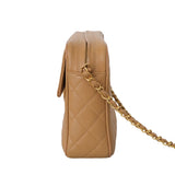 Chanel Camera Bag Dark Beige