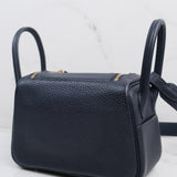 Hermes Mini Lindy Bleu Nuit - Z