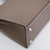 Hermes Kelly 25 Etoupe Epsom Sellier PHW - K
