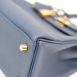 HOLD | Hermes Kelly 25 Blue Nuit GHW - W