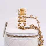 Chanel Vanity Caviar Lettres Top Handle