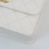 Chanel Matelasse White Multicolor Top Handle Pick Me Up
