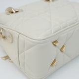 Dior 95.22 Mini White GHW
