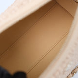 Chanel Mini Bowling Bag Raffia GHW
