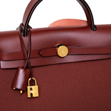 Hermes Herbag 31 Zip Rouge H