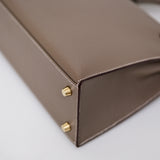 HOLD | Hermes Kelly 25 Sellier Etoupe GHW - U