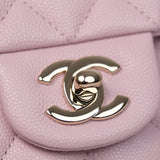 Chanel Double Flap Medium Pink GHW - s31