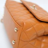 Chanel Coco Handle Caramel Small - (MICROCHIP)