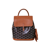 HOLD | Goyard Alpin Mini Backpack Black/Tan PHW