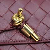 Bottega Veneta Andiamo Clutch Burgundy