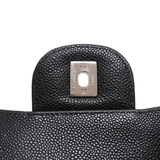 Chanel Double Flap Jumbo Black SHW - s19