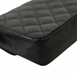 Chanel East West Flap Black Caviar GHW - s10