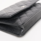 Chanel Wallet On Chain Black SHW - s27