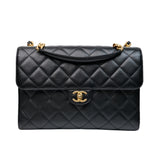 Chanel CC Flap Briefcase Black Caviar GHW - (MICROCHIP)