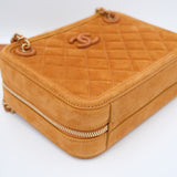 HOLD | Chanel Camera Case Suede GHW