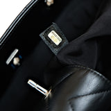 Chanel Chevron Timeless Tote Caviar SHW -s22