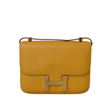 Hermes Constance 24 Yellow GHW - C squared