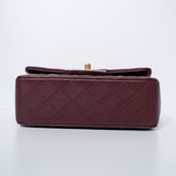 Chanel Mini Rec Top Handle Burgundy GHW - (MICROCHIP)
